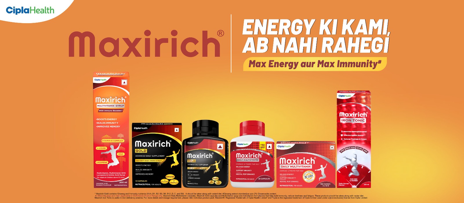 max energy max immunity