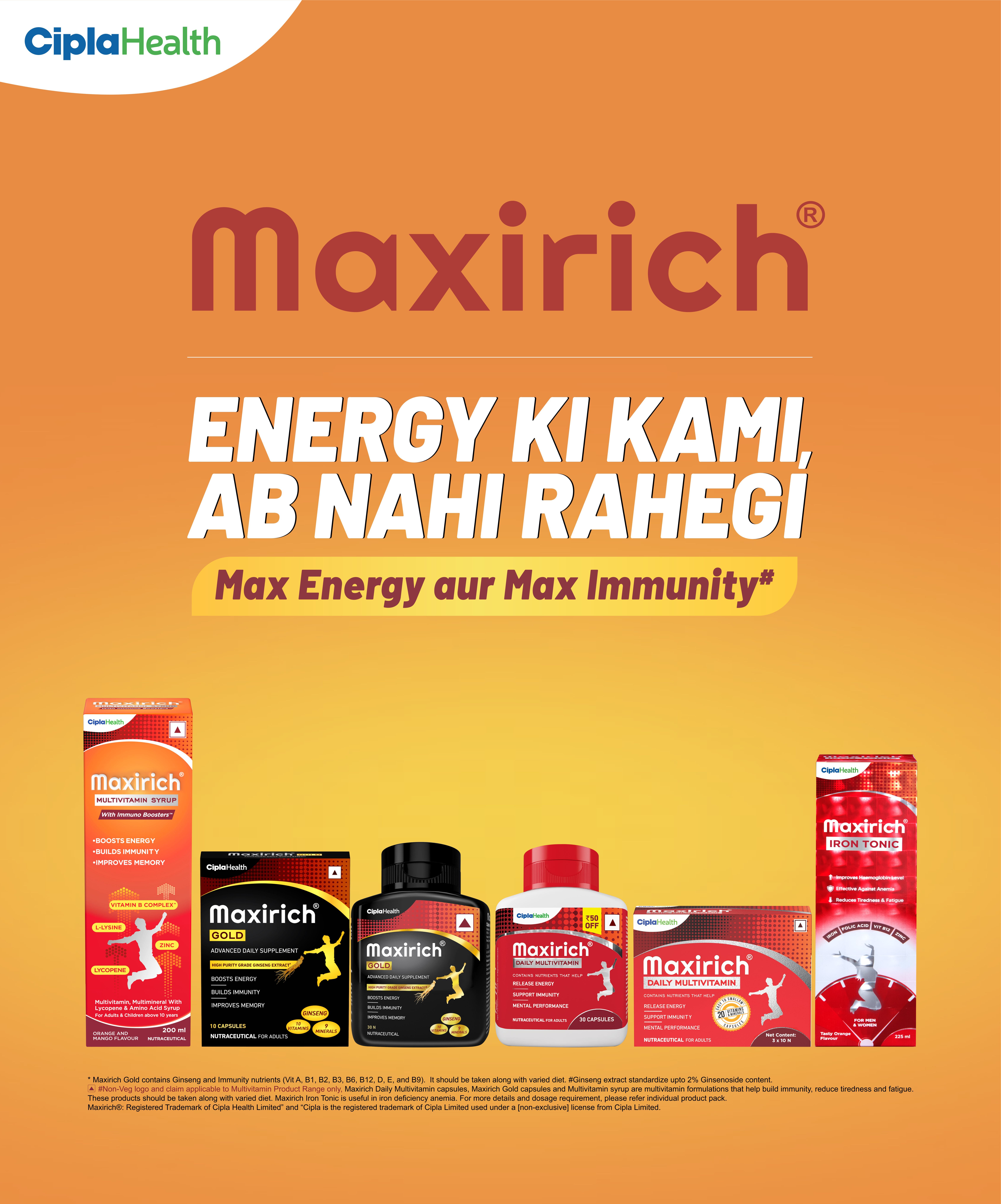 max energy max immunity