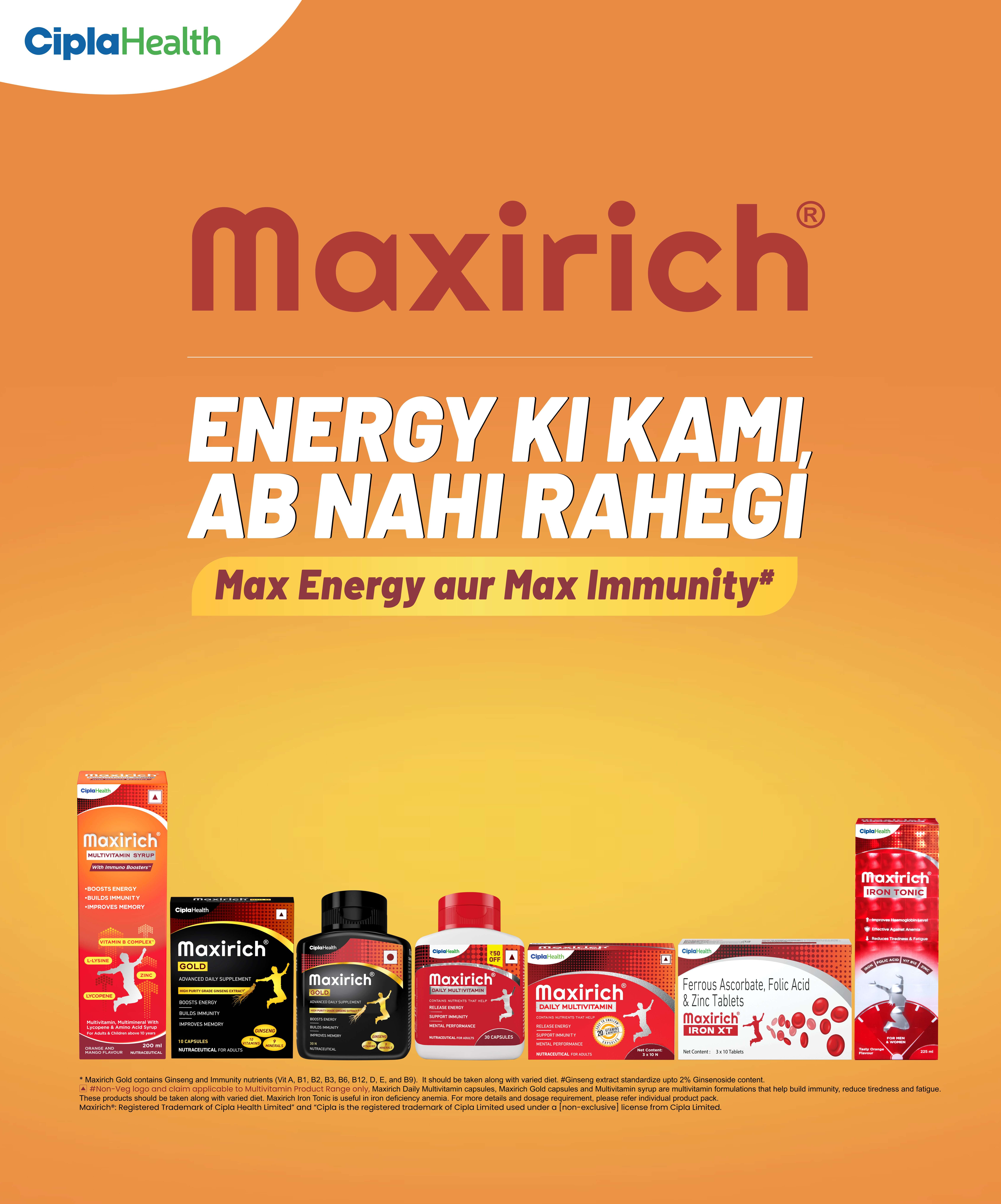 max energy max immunity