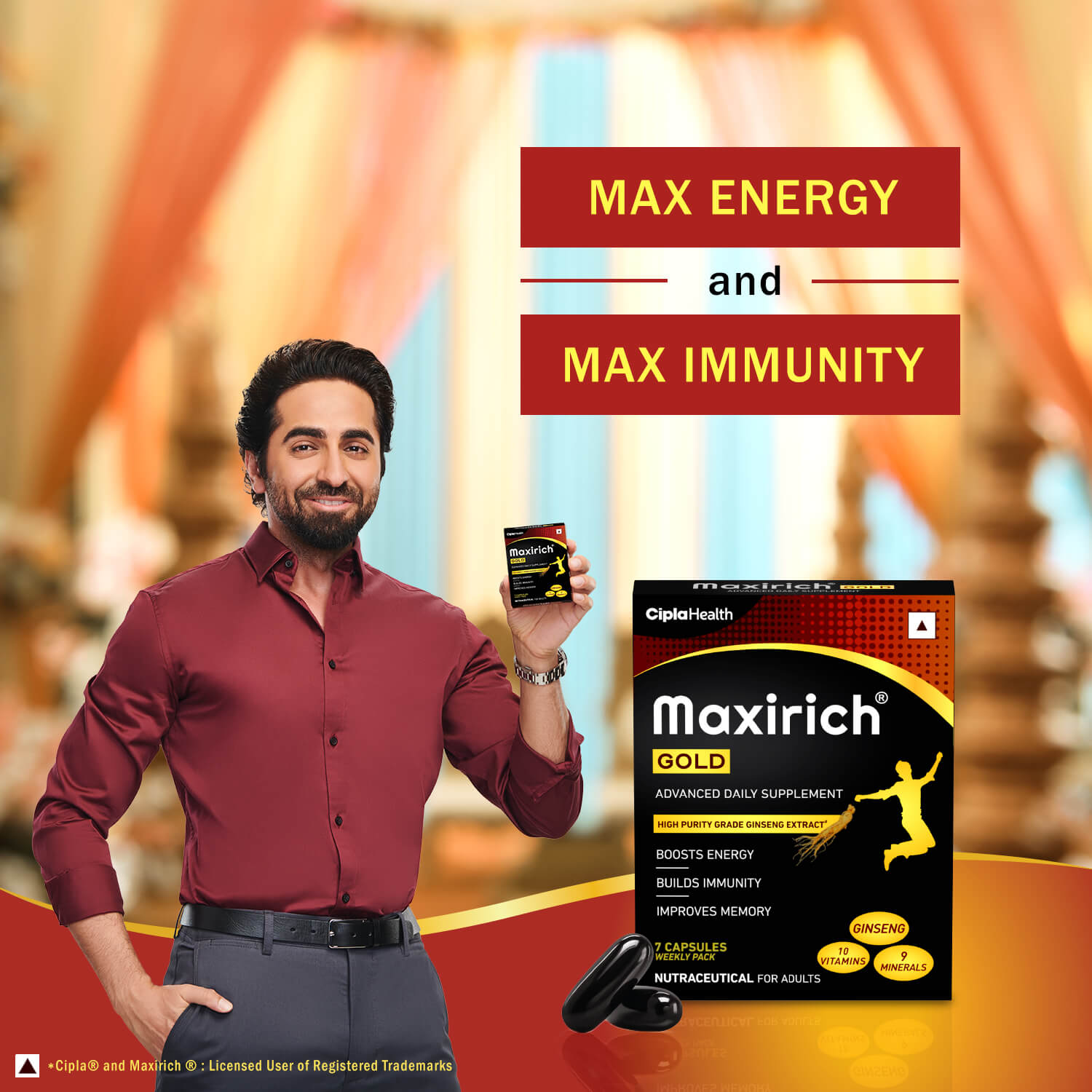 Maxirich Daily Multivitamin Helps Complete You Nutrition